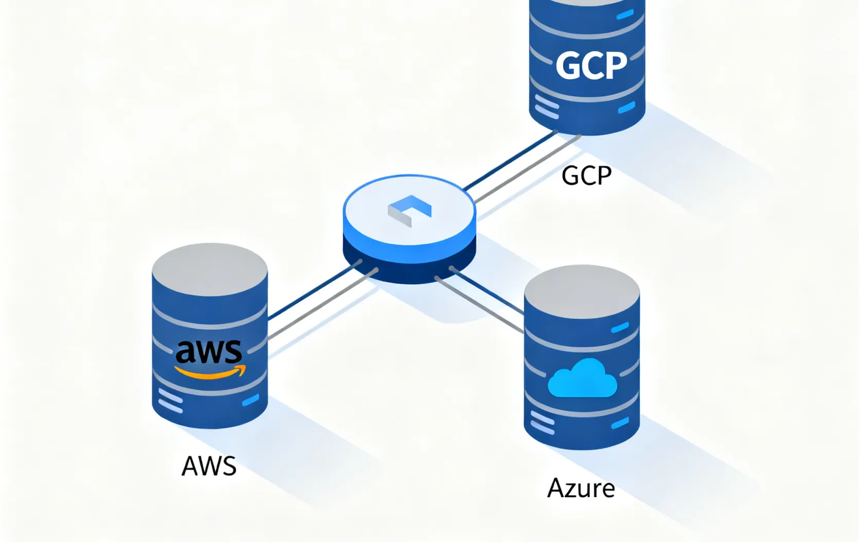 cloud network diagram with private subnets and load balancing