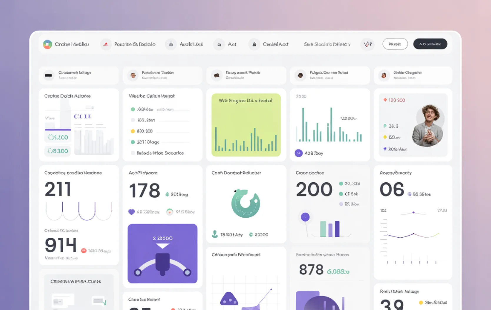 custom dashboard development mapping questions per role before design